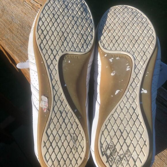 Lacoste Illusion white slip on casual athletic sneakers size 5 - Picture 12 of 12